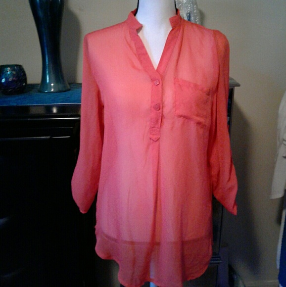 Mix & Co Tops - Sheer blouse